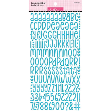 Bella Blvd Luna Alphabet Stickers - Ice