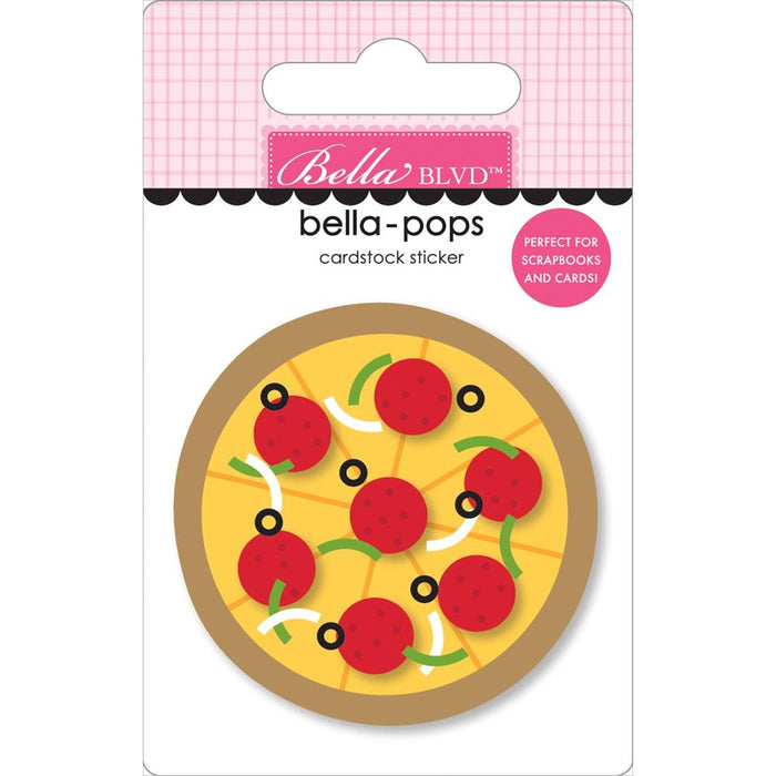 Bella Blvd Teen Vibe Carson - Pizza Party Bella-Pops 3D Sticker