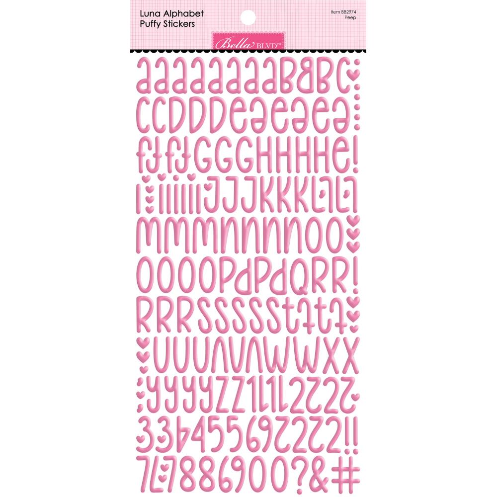 Bella Blvd Luna Alphabet Stickers - Peep