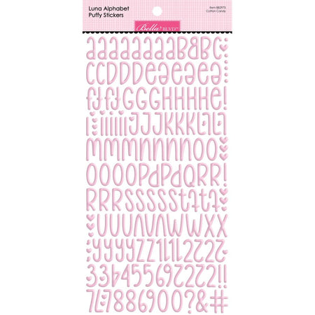 Bella Blvd Luna Alphabet Stickers - Cotton Candy