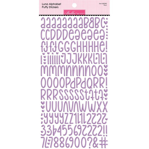 Bella Blvd Luna Alphabet Stickers - Plum