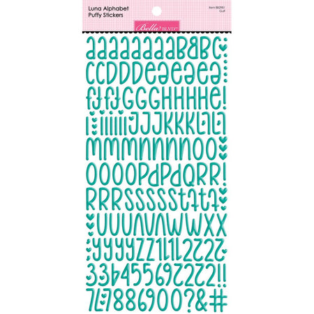 Bella Blvd Luna Alphabet Stickers - Gulf