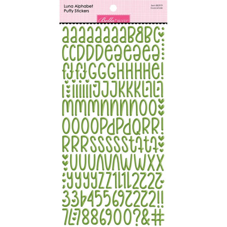 Bella Blvd Luna Alphabet Stickers - Guacamole