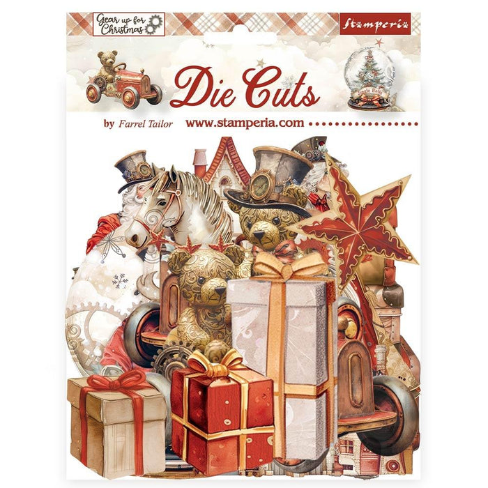 Stamperia Gear Up For Christmas - Die-Cuts