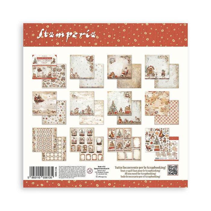 Stamperia Gear Up For Christmas - 12x12 Paper Pack