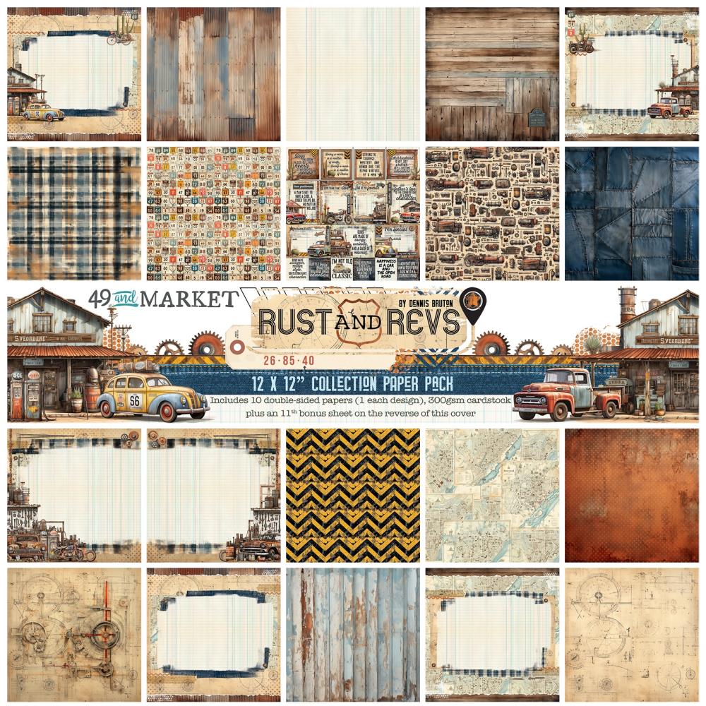 49 & Market Rust And Revs - 12x12 Collection Pack