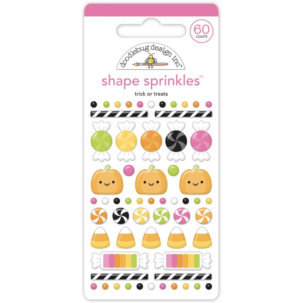 Doodlebug Design Hey Pumpkin - Trick or Treats Shape Sprinkles