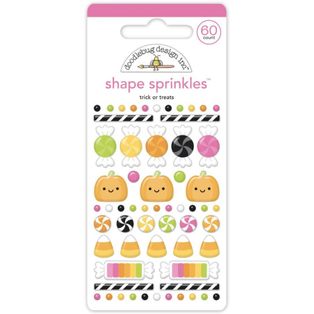 Doodlebug Design Hey Pumpkin - Trick or Treats Shape Sprinkles