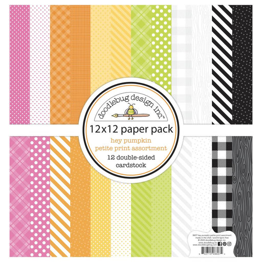 Doodlebug Design Hey Pumpkin - Petite Prints 12x12 Paper Pack