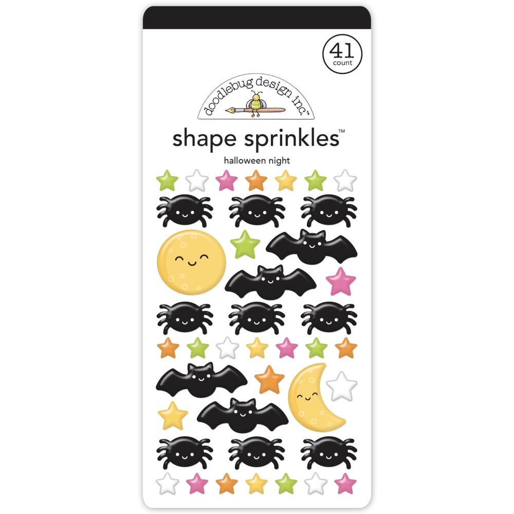 Doodlebug Design Hey Pumpkin - Halloween Night Shape Sprinkles