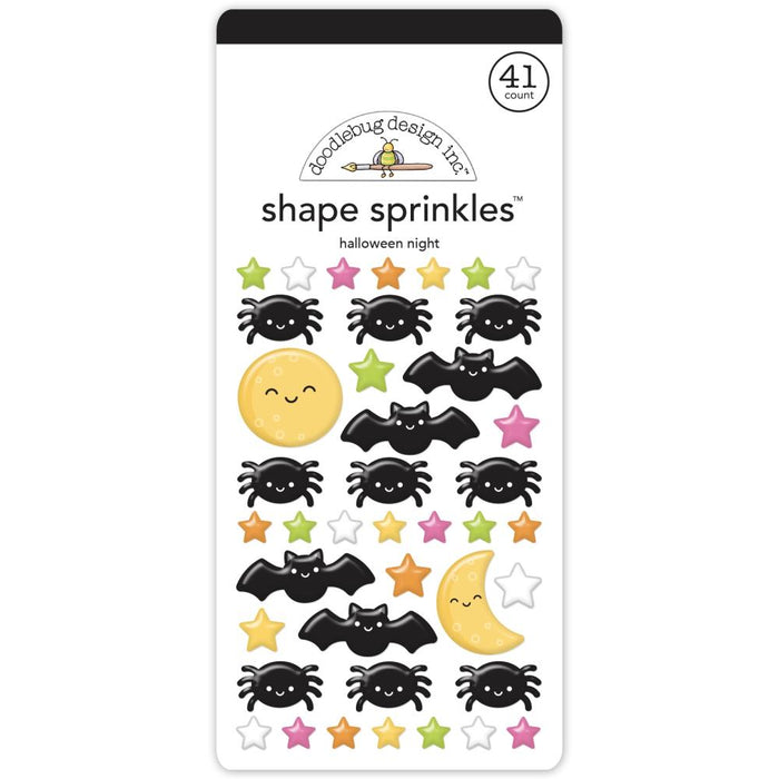 Doodlebug Design Hey Pumpkin - Halloween Night Shape Sprinkles