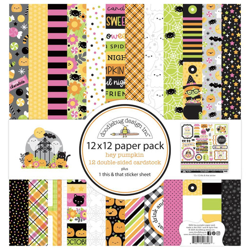 Doodlebug Design Hey Pumpkin - 12x12 Paper Pack