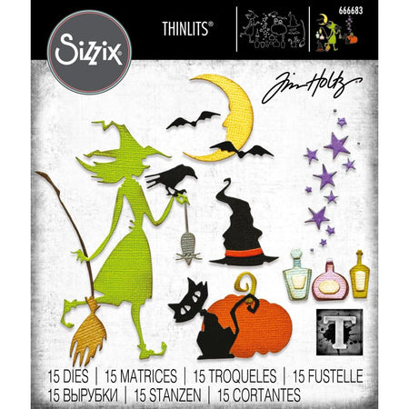 Sizzix Tim Holtz Thinlits Die - Vault Wicked