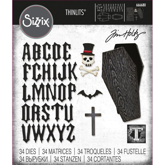 Sizzix Tim Holtz Thinlits Die - Vault Coffin Box