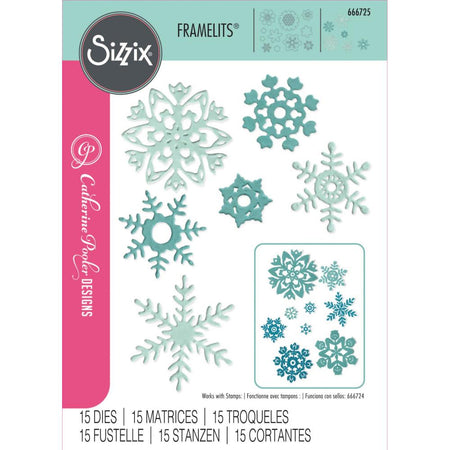 Sizzix Framelits Die - White Christmas #2 by Catherine Pooler