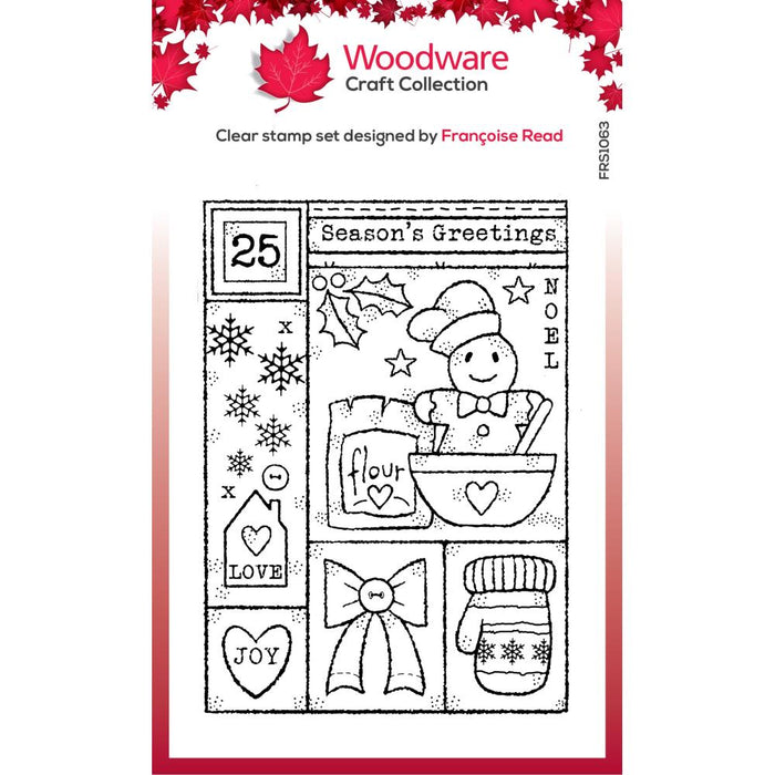 Woodware Clear Stamps - Winter Sampler