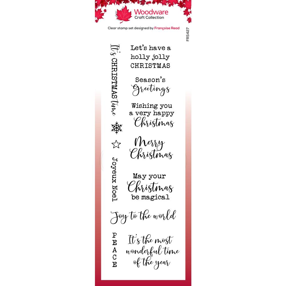 Woodware Clear Stamps - Christmas Celebrations