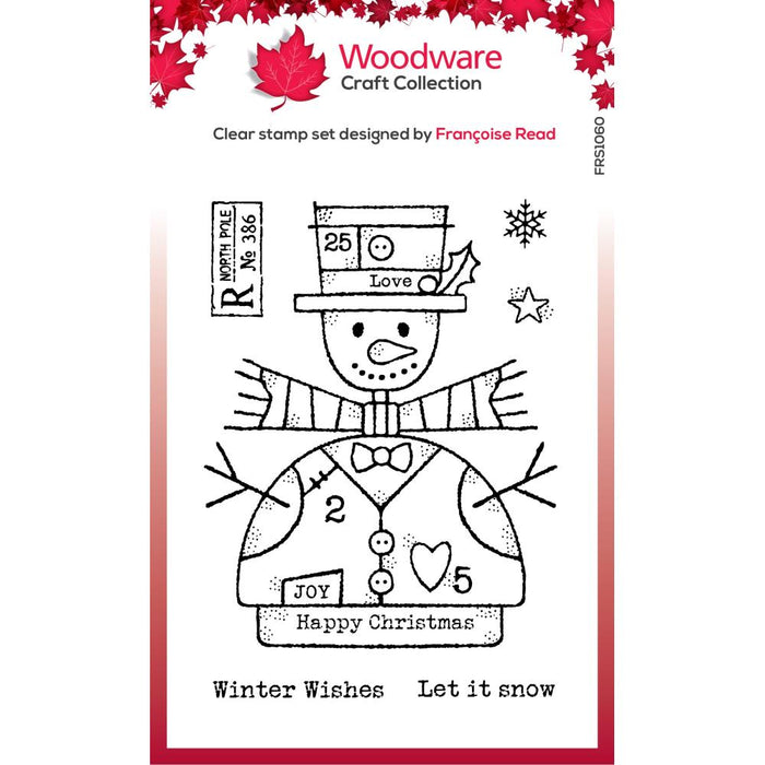 Woodware Clear Stamps - Wooden Snowman