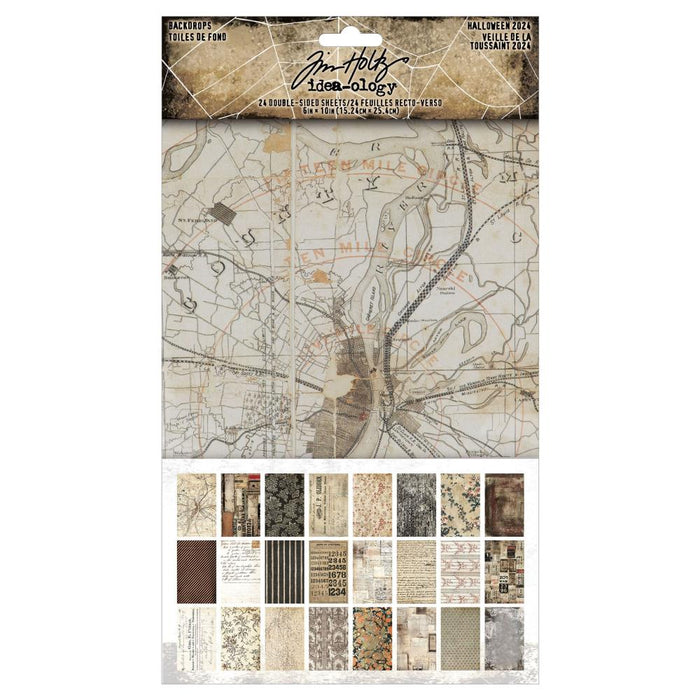 Tim Holtz Idea-ology - Backdrops Halloween 2024