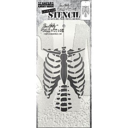 Tim Holtz Layering Stencil - Bones