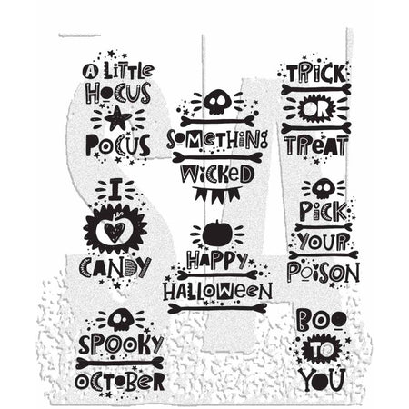 Stampers Anonymous Tim Holtz Collection - Halloween Whatnots