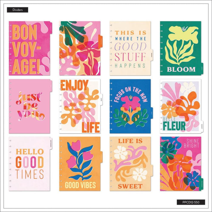 Me & My Big Ideas Happy Planner - Vivid Tropics Classic 12 Month 2025 Planner