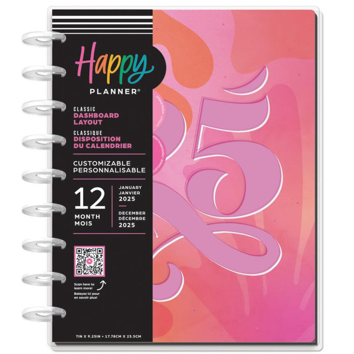 Me & My Big Ideas Happy Planner - Vivid Tropics Classic 12 Month 2025 Planner