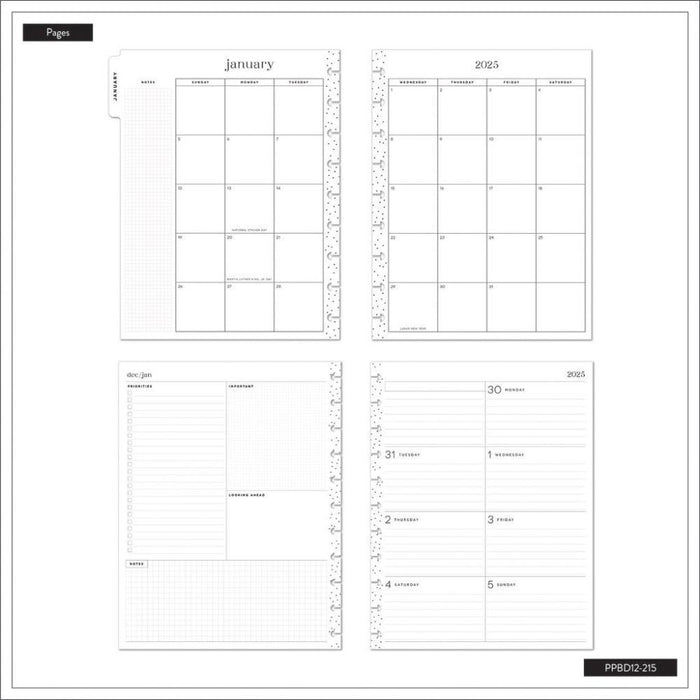 Me & My Big Ideas Happy Planner - Lush Linens Big 12 Month 2025 Planner