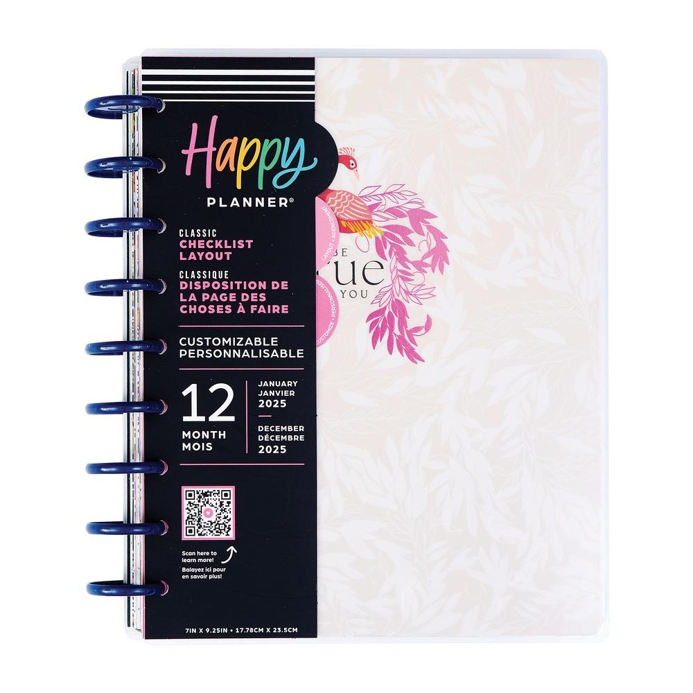 Me & My Big Ideas Happy Planner - Wallpaper Menagerie Classic 12 Month 2025 Planner