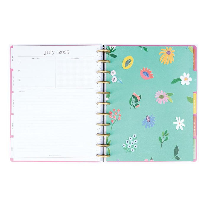 Me & My Big Ideas Happy Planner - Brilliant Blooms Big 12 Month 2025 Planner