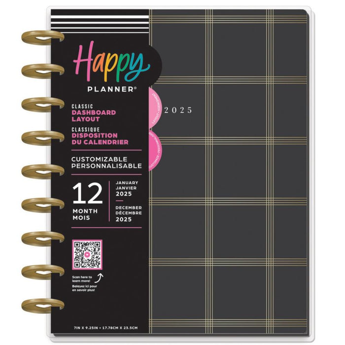 Me & My Big Ideas Happy Planner - Modern Impression Classic 12 Month 2025 Planner