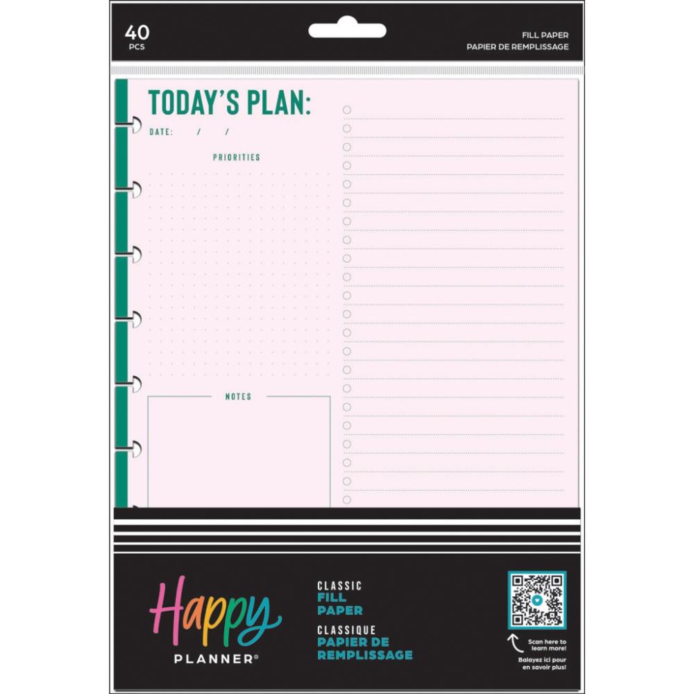 Me & My Big Ideas Happy Planner - Vivid Brights Classic Fill Paper