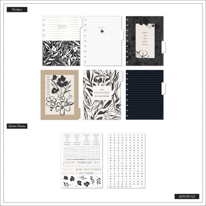 Me & My Big Ideas Happy Planner - Sketchy Florals Classic Calendar Extension Pack