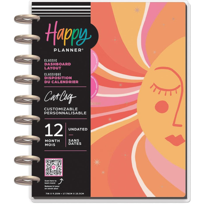 Me & My Big Ideas Happy Planner - Retro Sunset Undated Classic 12 Month Planner