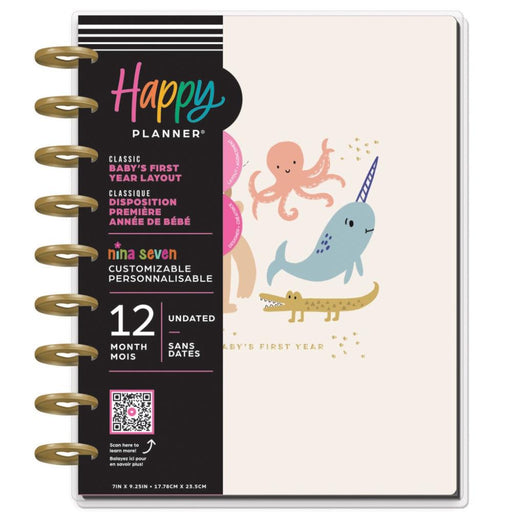 Me & My Big Ideas Happy Planner - Hello Little One Undated Classic 12 Month Planner