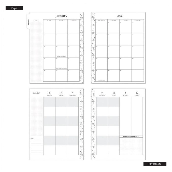 Me & My Big Ideas Happy Planner - Modern Impression Big 12 Month 2025 Planner