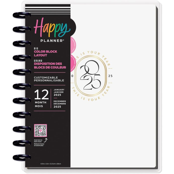 Me & My Big Ideas Happy Planner - Modern Impression Big 12 Month 2025 Planner