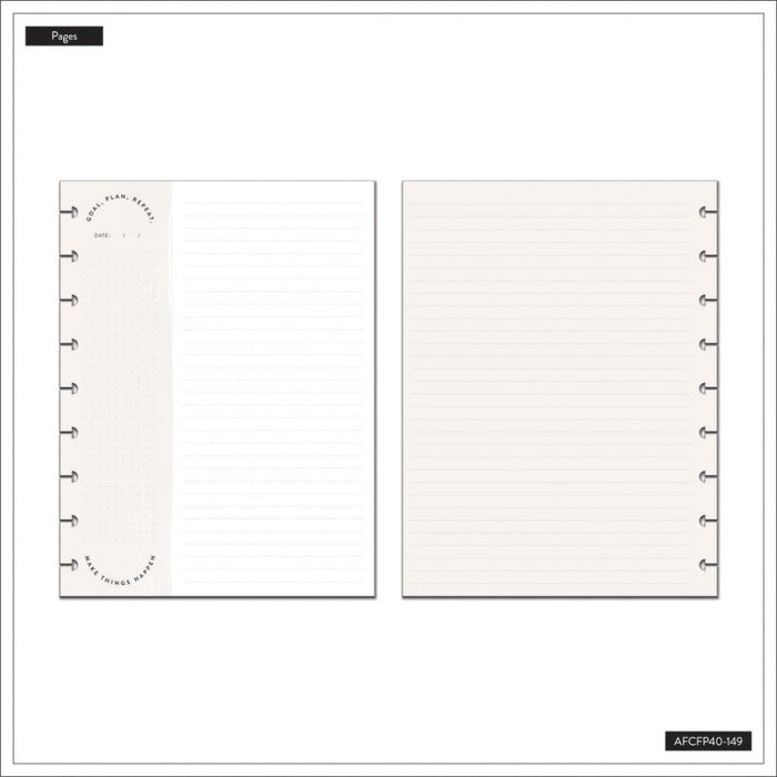 Me & My Big Ideas Happy Planner - Neutrals Classic Fill Paper