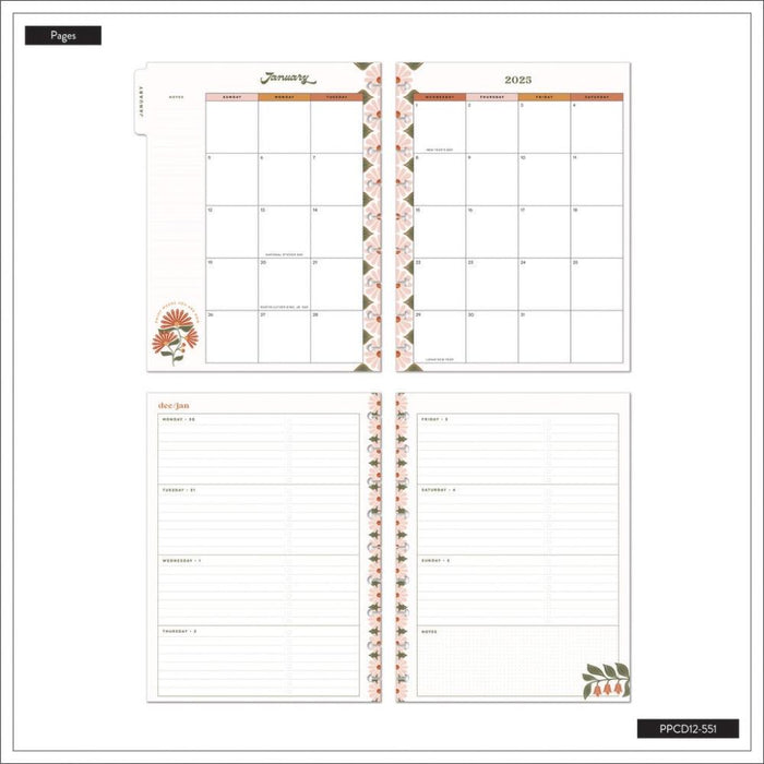 Me & My Big Ideas Happy Planner - Desert Rose Classic 12 Month 2025 Planner