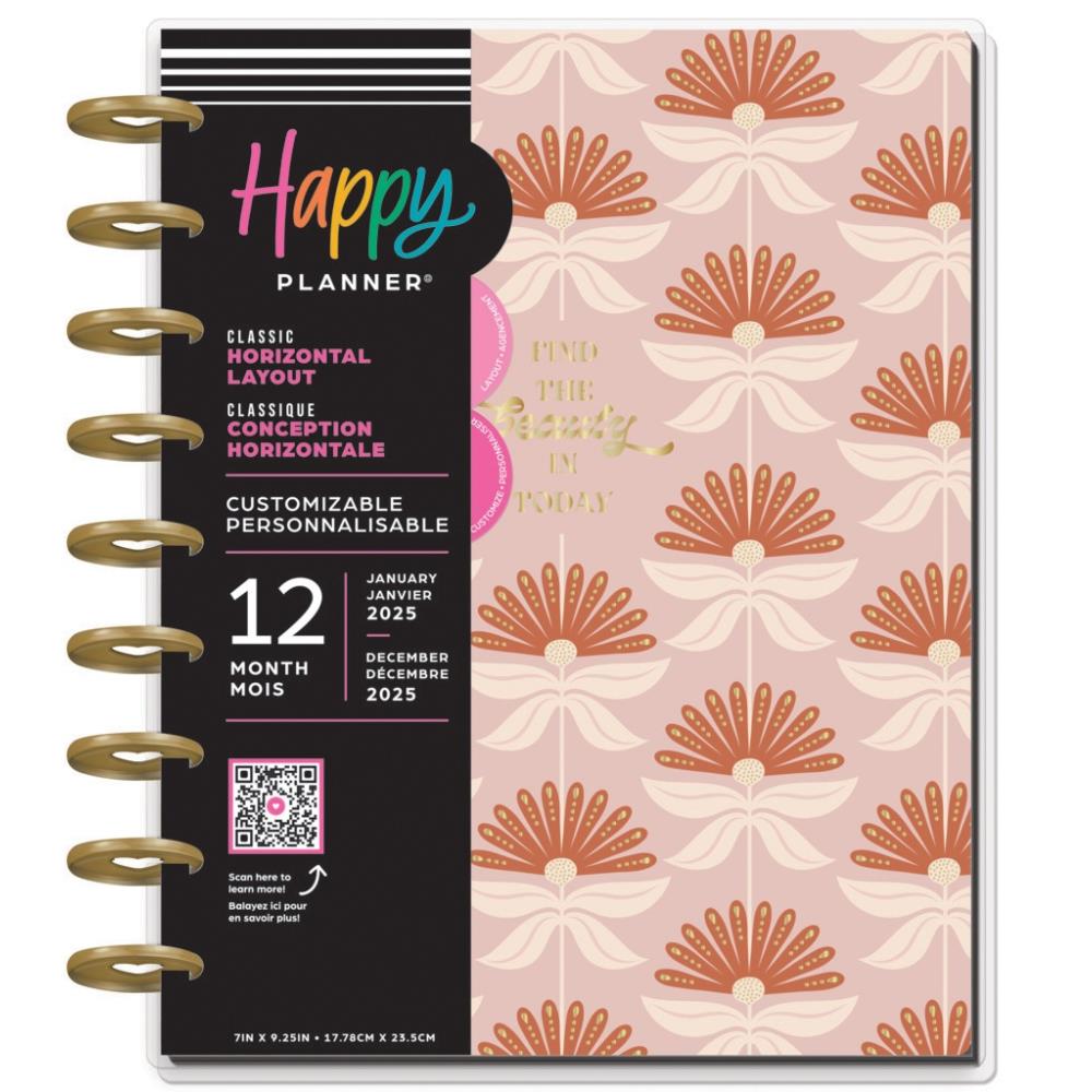 Me & My Big Ideas Happy Planner - Desert Rose Classic 12 Month 2025 Planner