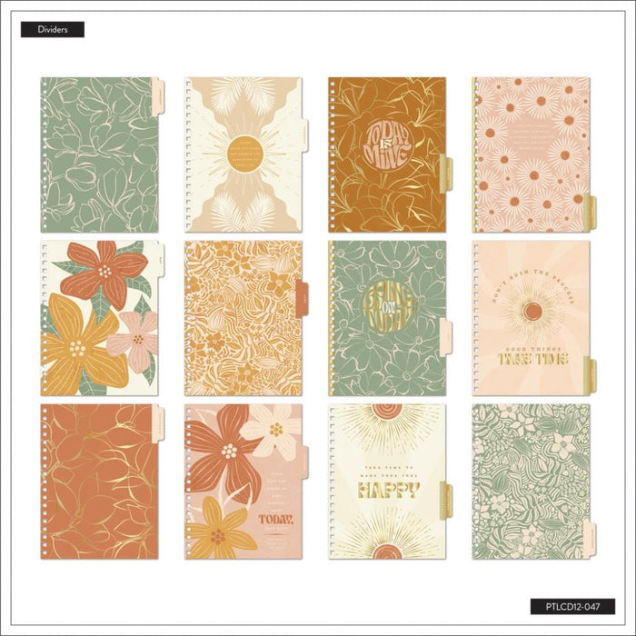 Me & My Big Ideas Happy Planner - Sunny Oasis Classic 12 Month 2025 Twin Loop Planner