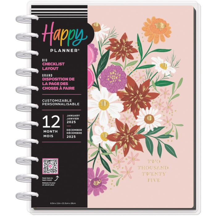 Me & My Big Ideas Happy Planner - Blooming Bouquet Big 12 Month 2025 Planner