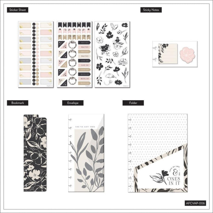 Me & My Big Ideas Happy Planner - Sketchy Florals Classic Accessory Pack