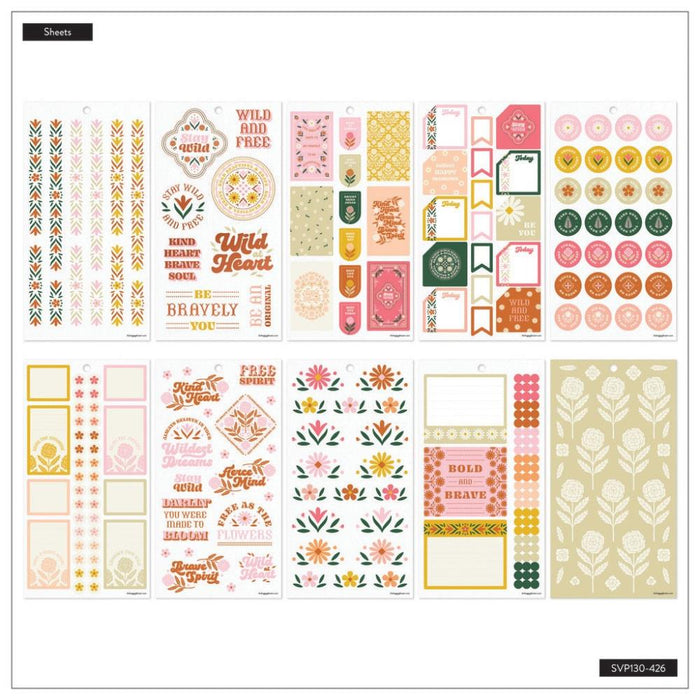 Me & My Big Ideas Happy Planner Sticker Value Pack - Western Wildflower