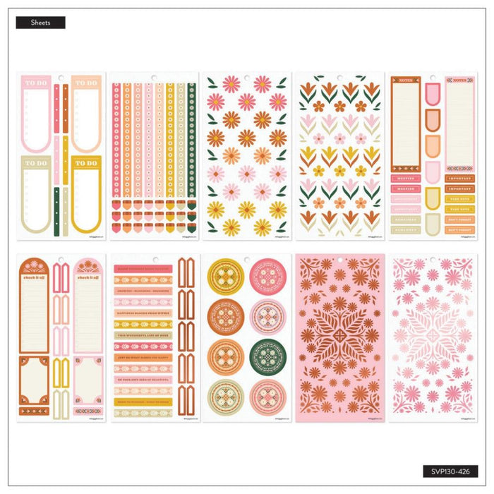 Me & My Big Ideas Happy Planner Sticker Value Pack - Western Wildflower