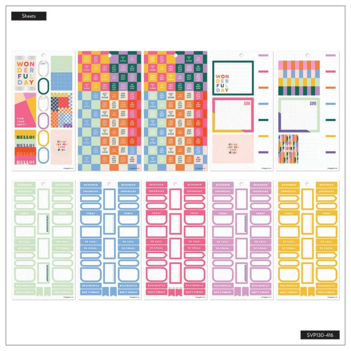 Me & My Big Ideas Happy Planner Sticker Value Pack - Building Blocks