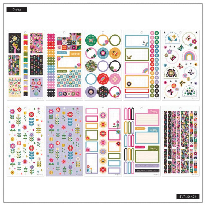 Me & My Big Ideas Happy Planner Sticker Value Pack - Mod Garden