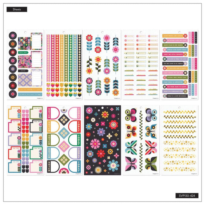 Me & My Big Ideas Happy Planner Sticker Value Pack - Mod Garden