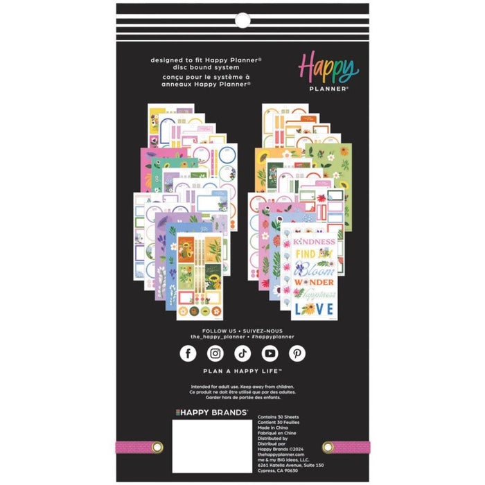 Me & My Big Ideas Happy Planner Sticker Value Pack - Brilliant Blooms