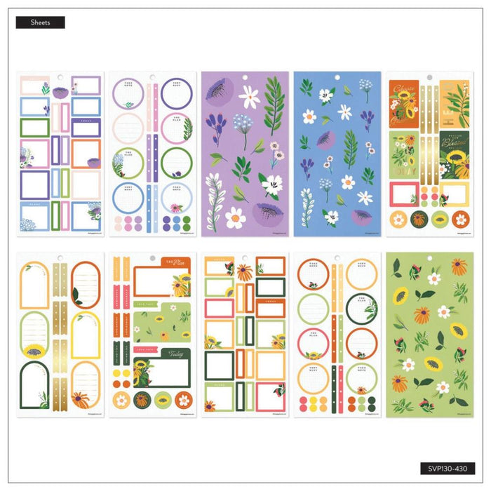 Me & My Big Ideas Happy Planner Sticker Value Pack - Brilliant Blooms